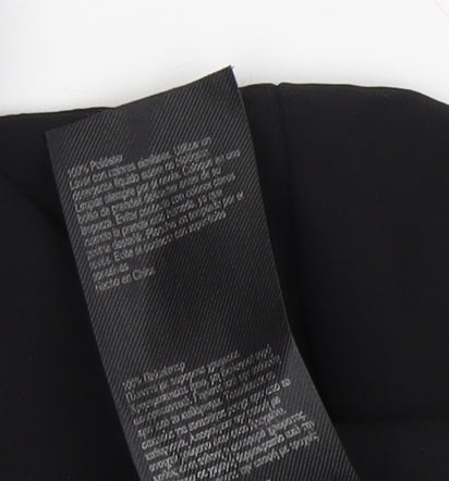 Karen Millen Women's Black High Neck Blouse Size 8