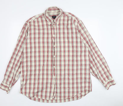Guise Men's Multicoloured Plaid Long Sleeve Shirt L