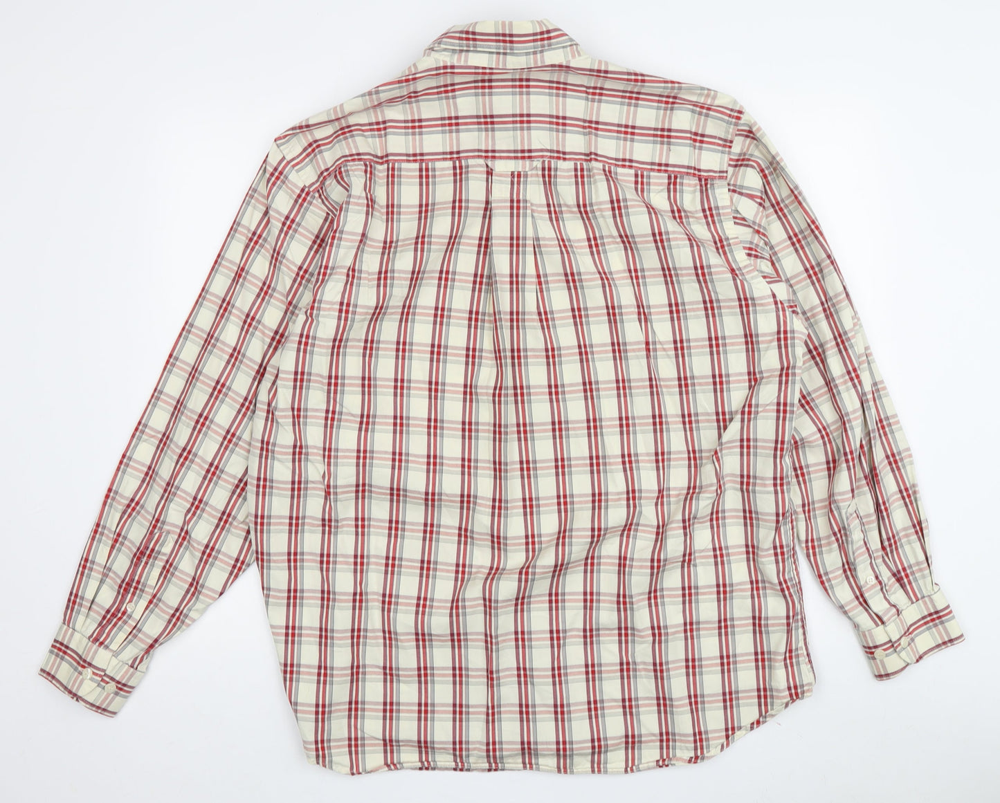 Guise Men's Multicoloured Plaid Long Sleeve Shirt L