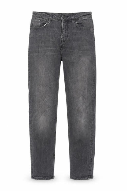 Womens UK Size 10 White Label Regular Fit Straight Grey Jeans
