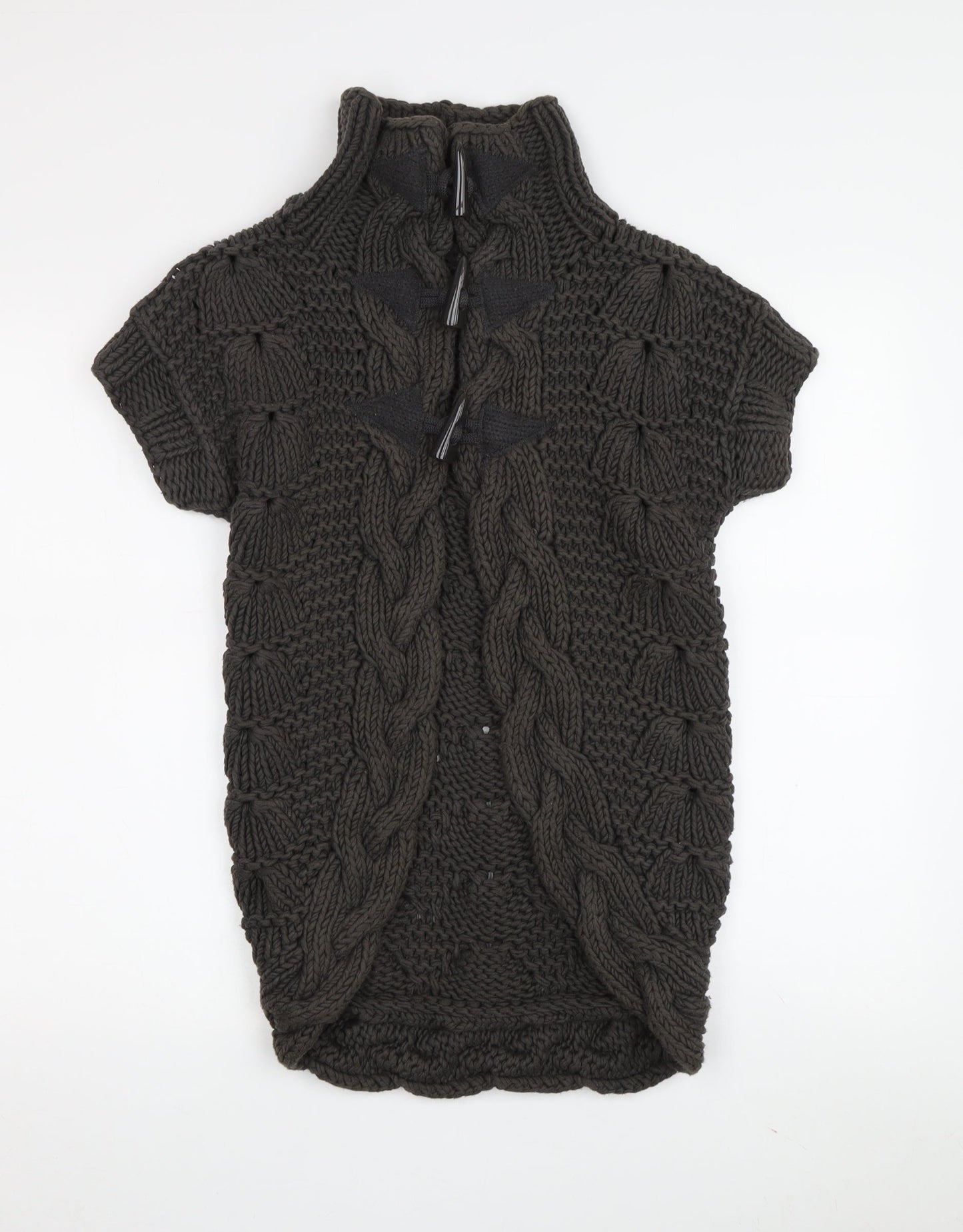 Womens UK Size S Ted Baker Black Cape Jumper