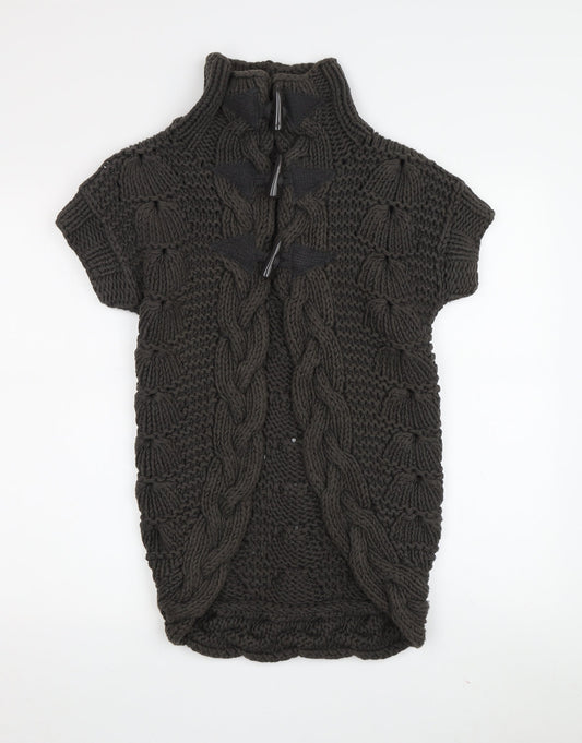 Womens UK Size S Ted Baker Black Cape Jumper