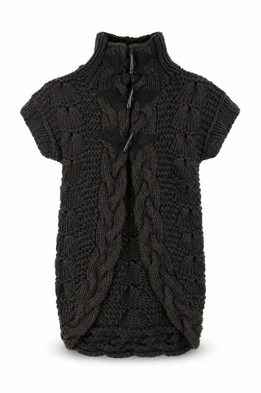 Womens UK Size S Ted Baker Black Cape Jumper