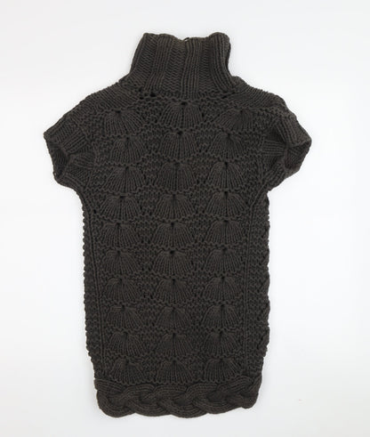 Womens UK Size S Ted Baker Black Cape Jumper