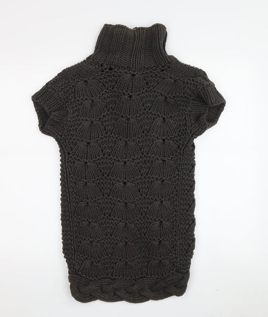 Womens UK Size S Ted Baker Black Cape Jumper
