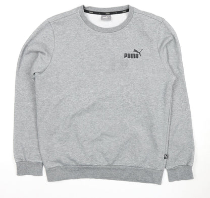 Mens UK Size S PUMA Grey Pullover Sweatshirt