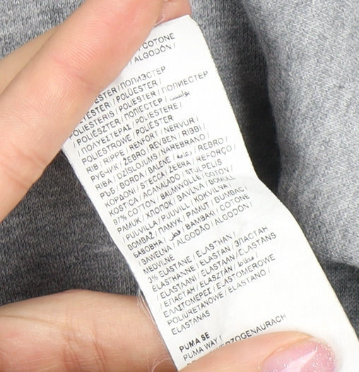 Mens UK Size S PUMA Grey Pullover Sweatshirt