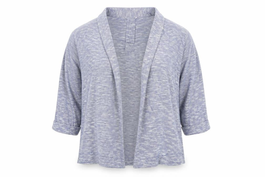 Womens UK Size 12 FatFace Blue Cardigan Jumper