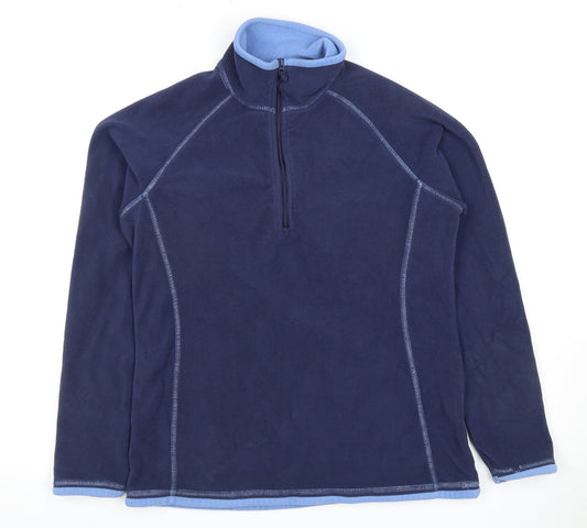 Womens UK Size 12 Mountain Warehouse Blue Pullover Sweatshirt