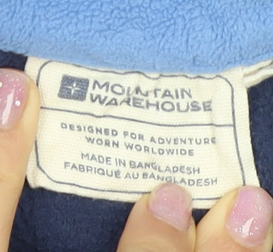 Womens UK Size 12 Mountain Warehouse Blue Pullover Sweatshirt