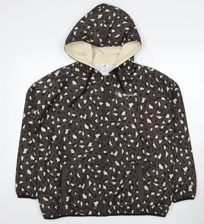 Champion Unisex Brown Animal Print Jacket L