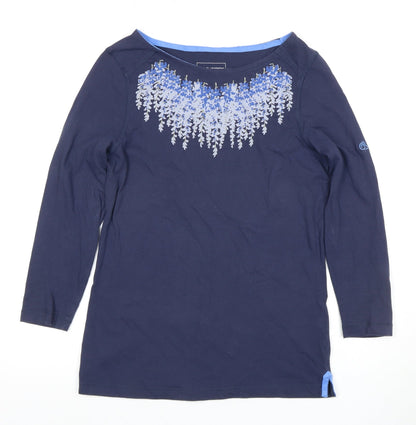 Craghoppers Women's Blue 3/4 Sleeve T-Shirt Size 8