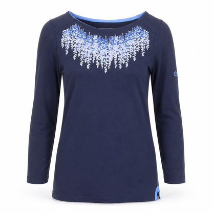 Womens UK Size 8 Craghoppers Blue Basic T-Shirt