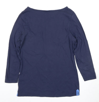 Craghoppers Women's Blue 3/4 Sleeve T-Shirt Size 8