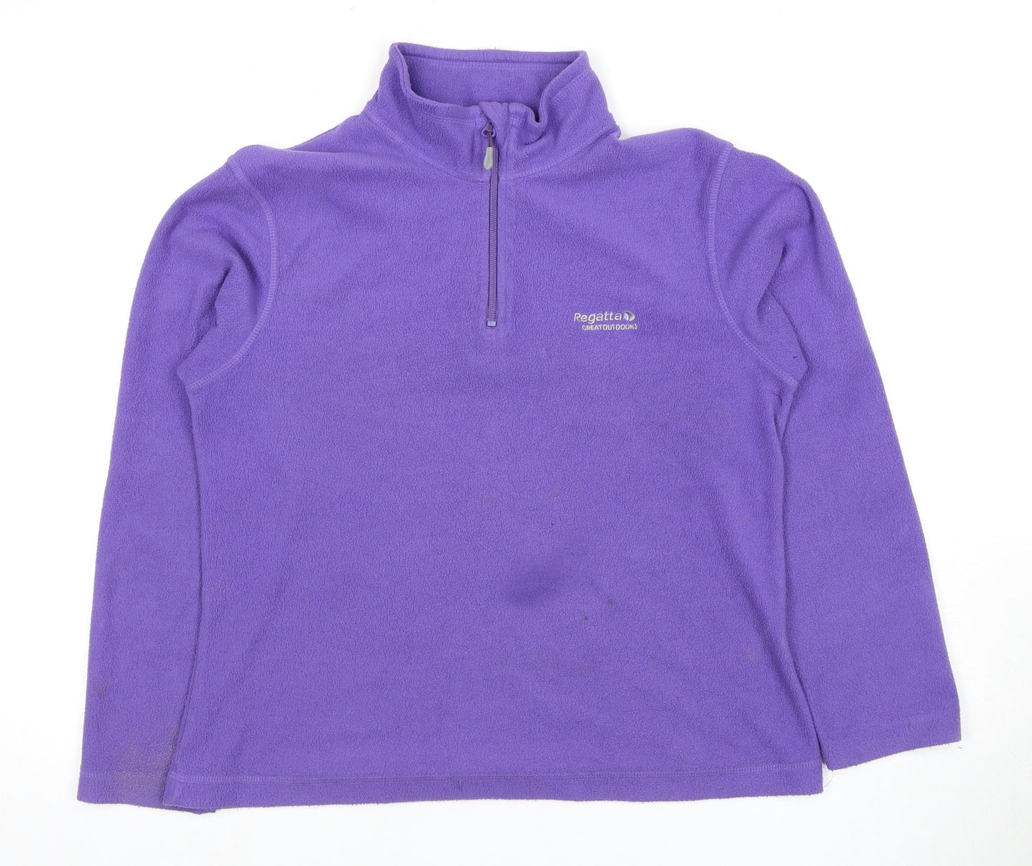Regatta Women's Purple Fleece Pullover Sweatshirt Size 10