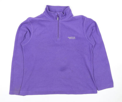 Regatta Women's Purple Fleece Pullover Sweatshirt Size 10