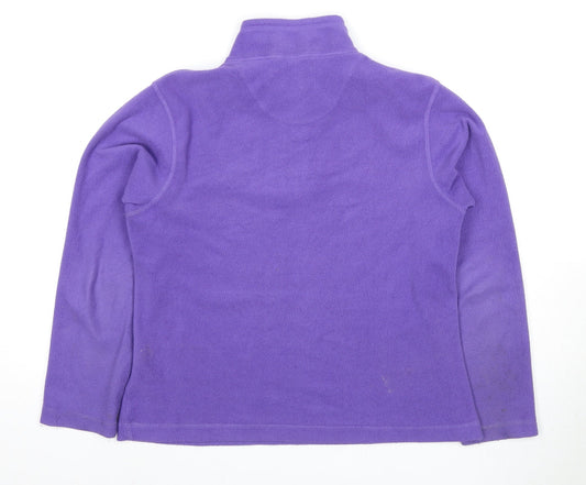 Regatta Women's Purple Fleece Pullover Sweatshirt Size 10