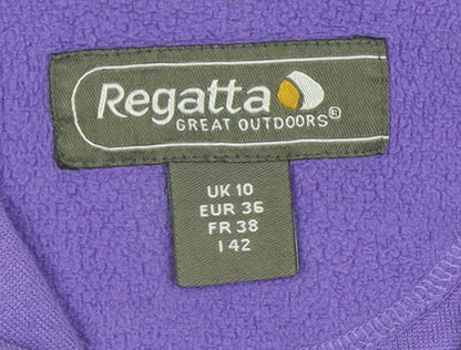 Regatta Women's Purple Fleece Pullover Sweatshirt Size 10