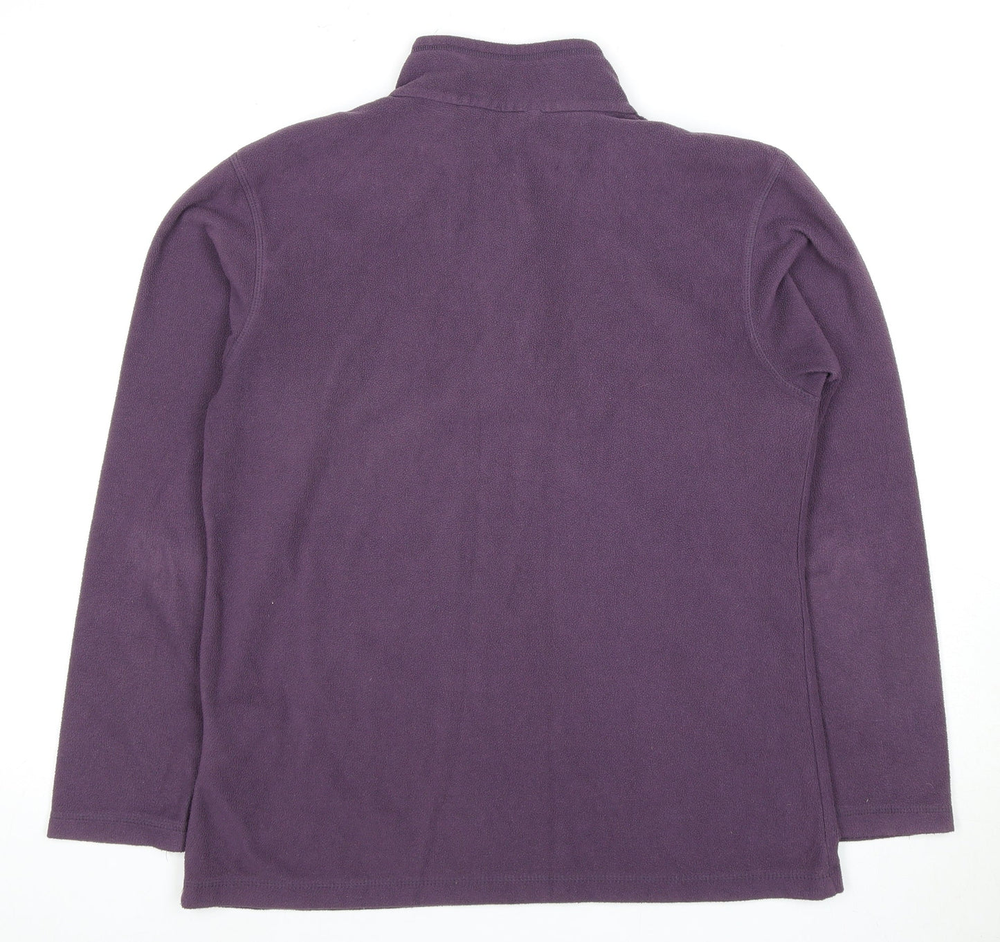 Regatta Women's Purple 1/4 Zip Fleece Sweatshirt Size 12