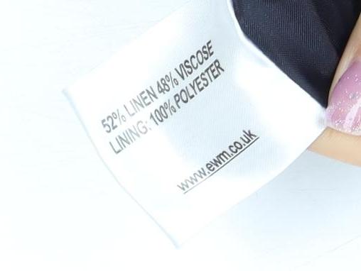 Women's Black EWM Floral Suit Jacket, Size 18, Lined