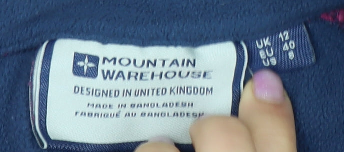 Womens UK Size 12 Mountain Warehouse Purple Pullover Sweatshirt