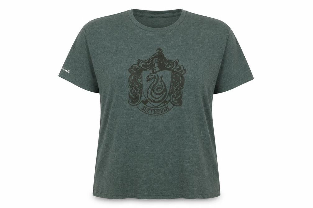 Front view of Harry Potter Slytherin T-Shirt Green XL unisex adults