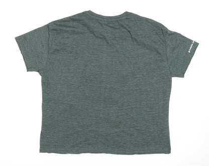 Unisex Adults UK Size XL Harry Potter Green Basic T-Shirt