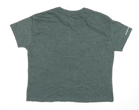 Unisex Adults UK Size XL Harry Potter Green Basic T-Shirt