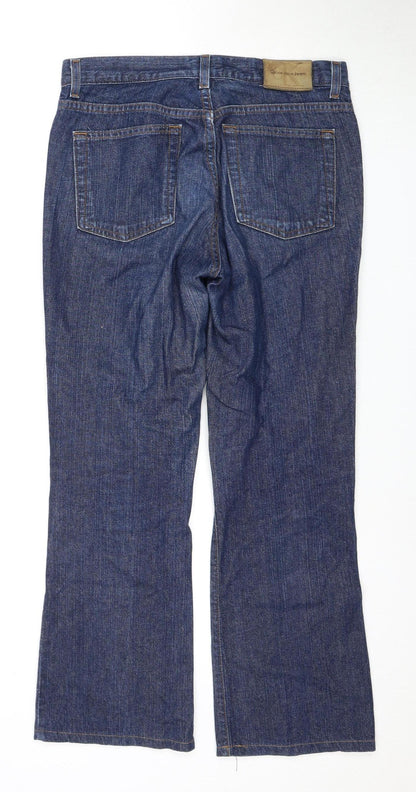 Calvin Klein Women's Blue Straight Jeans 7 Slim