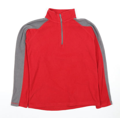 Mountain Warehouse Boys Red Full Zip Hoodie, Size 11-12 Years