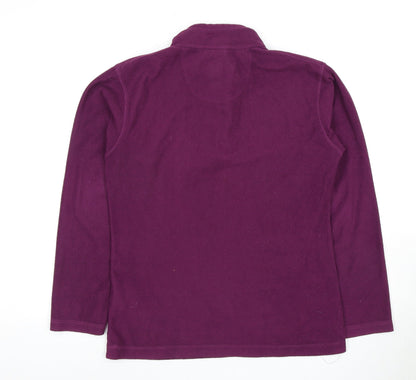 Regatta Women Purple Fleece Pullover Sweatshirt Size 8