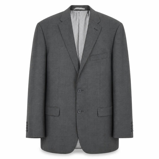 Front view of 1860 Limited Edition Men's Grey Suit Jacket 40 Regular