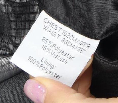 1860 Limited Edition Men's Grey Suit Jacket 40 Regular