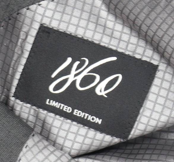 1860 Limited Edition Men's Grey Suit Jacket 40 Regular