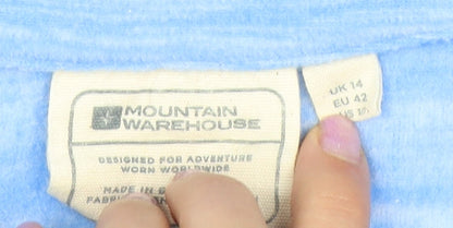 Womens UK Size 14 Mountain Warehouse Blue Pullover Sweatshirt
