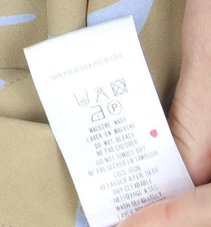 Alexon Women's Beige Button-Up Shirt, Size 18