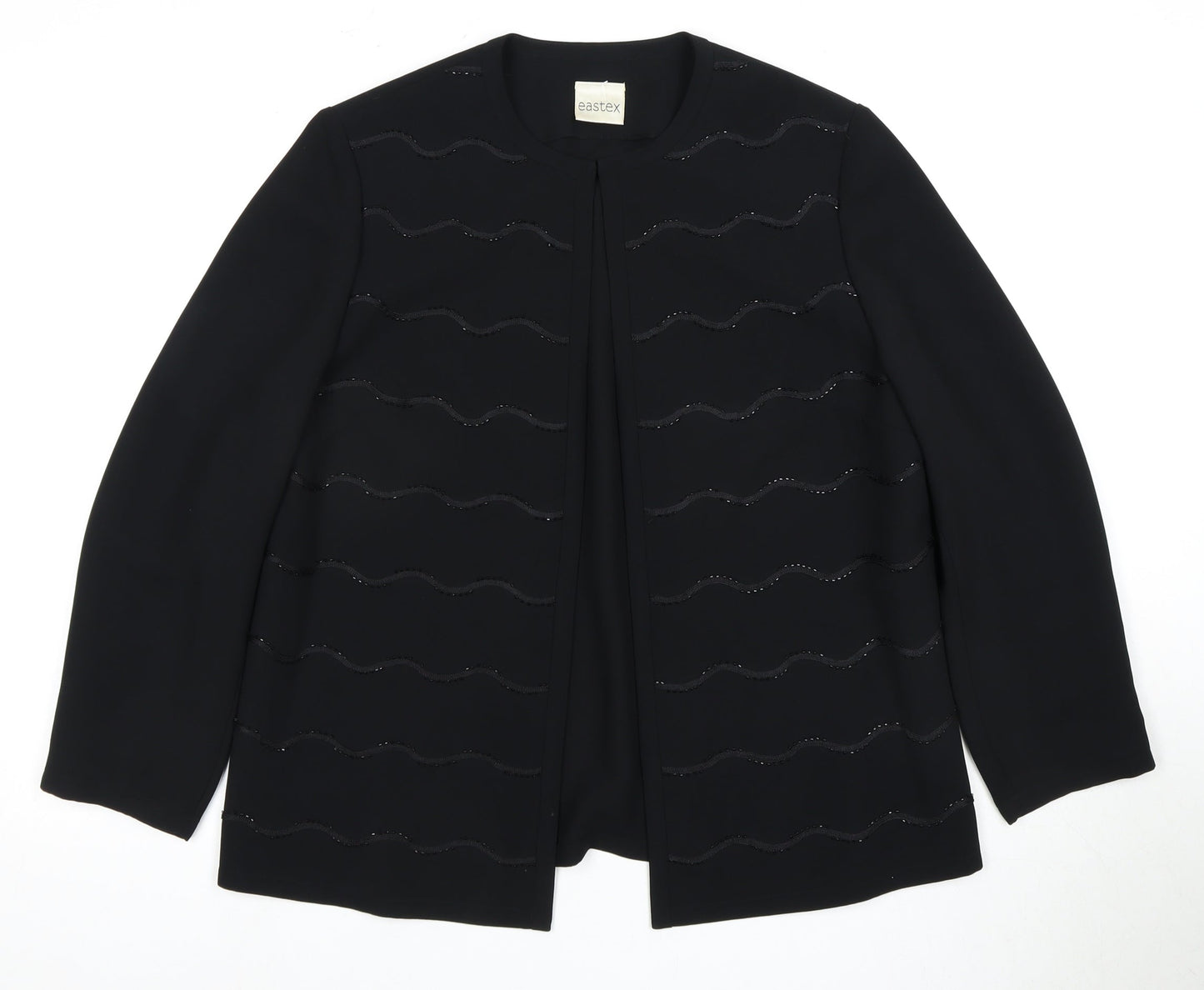 Easttex Women’s Black Blazer Size 14 Formal