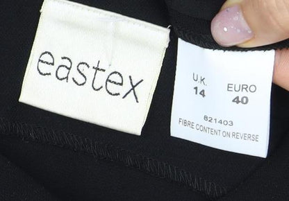 Easttex Women’s Black Blazer Size 14 Formal