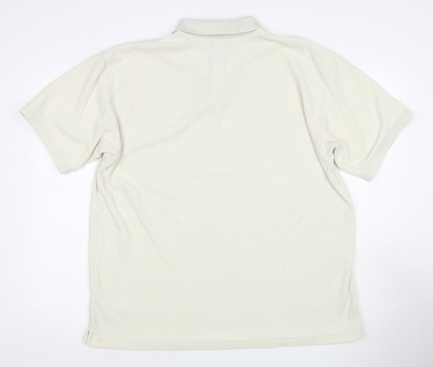 Adidas Mens Ivory XL Polo Shirt - Casual Style