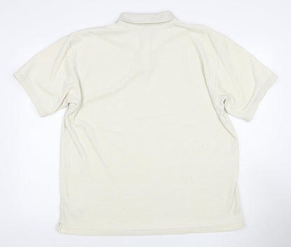 Adidas Mens Ivory XL Polo Shirt - Casual Style