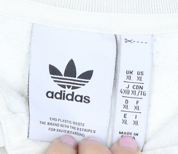 Adidas Mens Ivory XL Polo Shirt - Casual Style