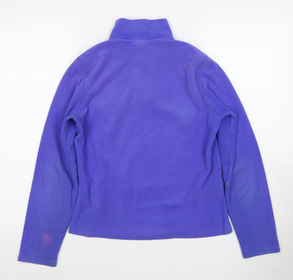 The North Face Women's Purple Fleece Pullover Sweatshirt M