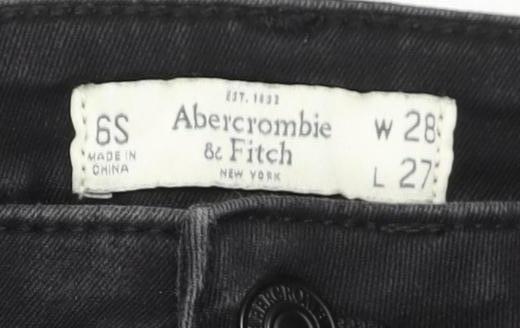 Abercrombie & Fitch Women's Black Skinny Jeans, Size 6S