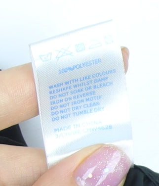 Champion Women's Black Regular Fit Basic Jacket Size 18