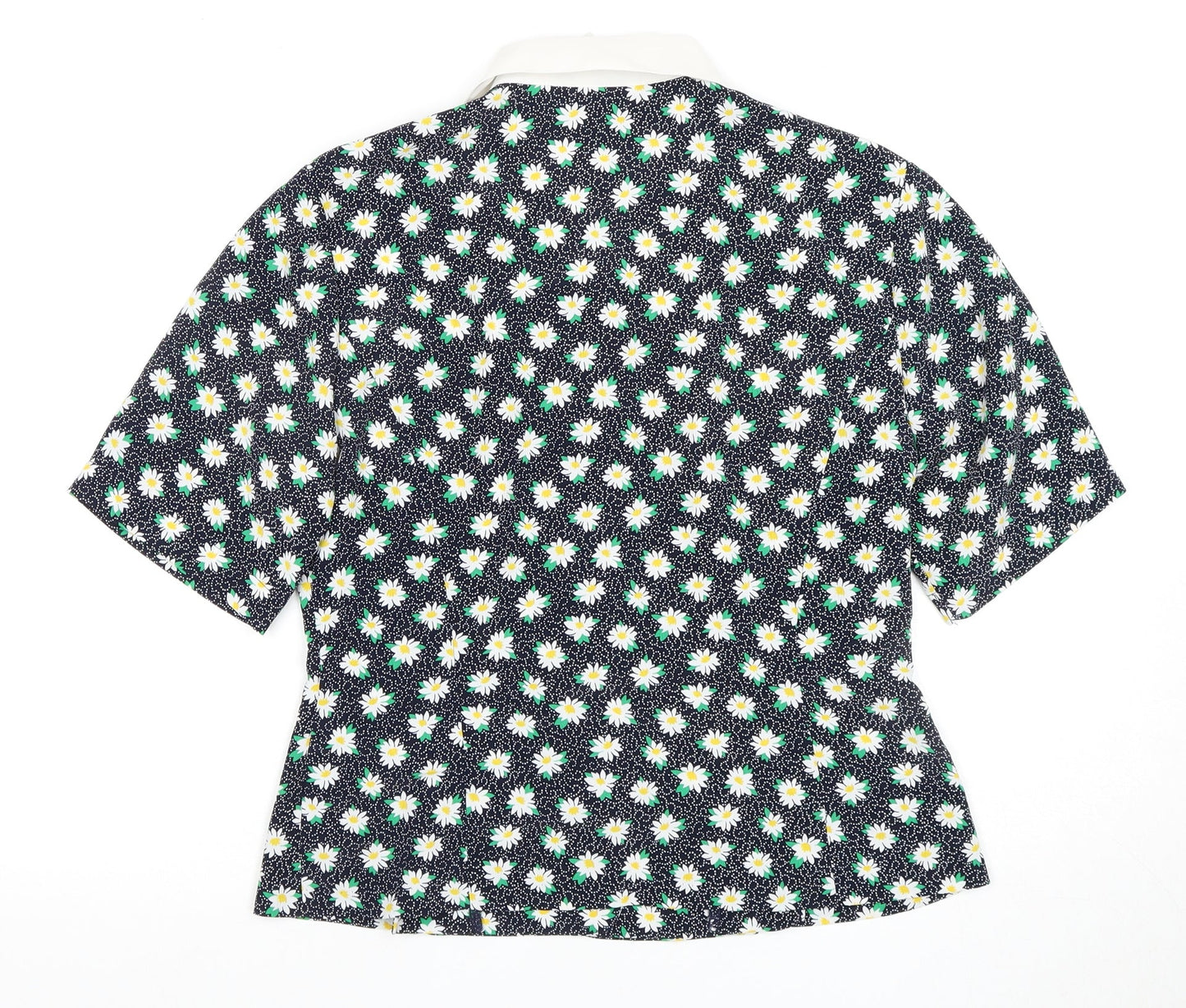 Womens UK Size 8 Eastex Multicoloured Basic Blouse