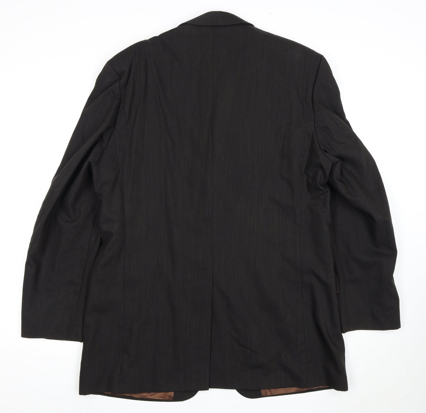 Mens UK Size 42 Jeff Banks Regular Black Suit Jacket