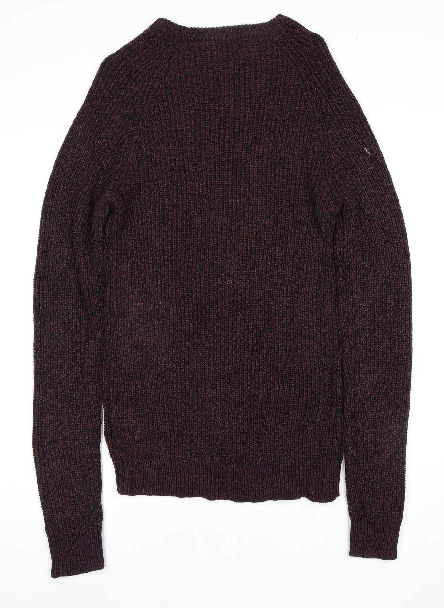 Jack & Jones Men's Brown Chunky Knit Jumper L