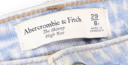 Abercrombie & Fitch Women's Blue Skinny Jeans Size 8