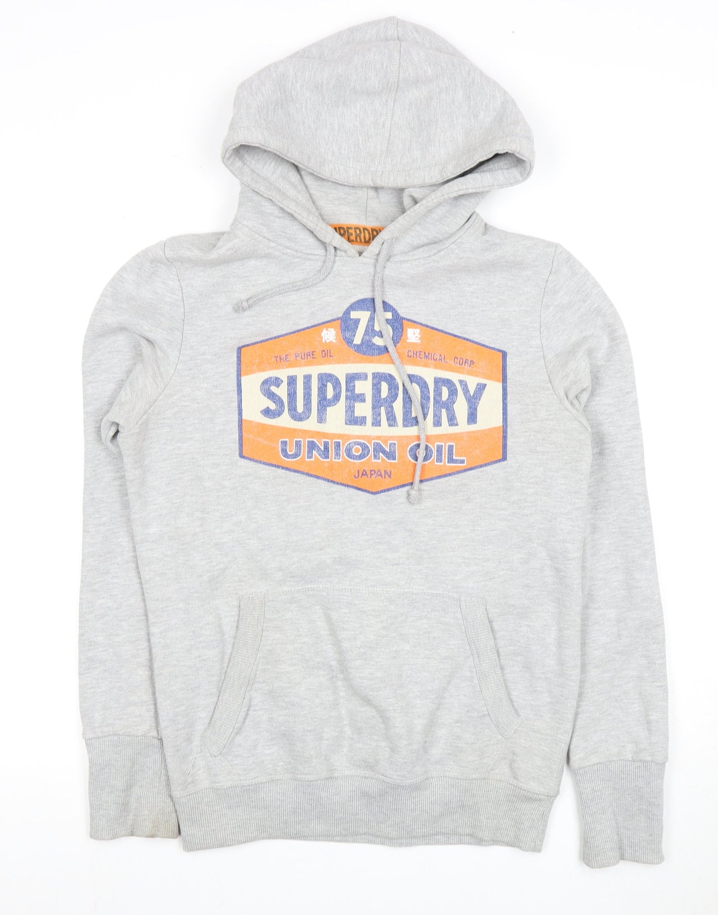 Superdry Women's Grey Pullover Hoodie Size L