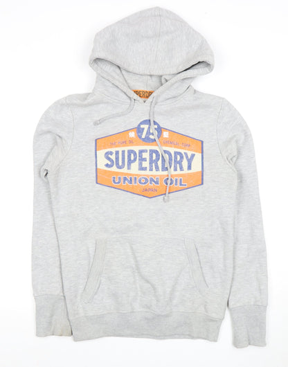 Superdry Women's Grey Pullover Hoodie Size L